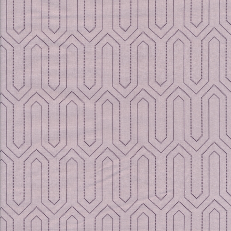 beschichtete Baumwolle Broadway dusty violet AU Maison