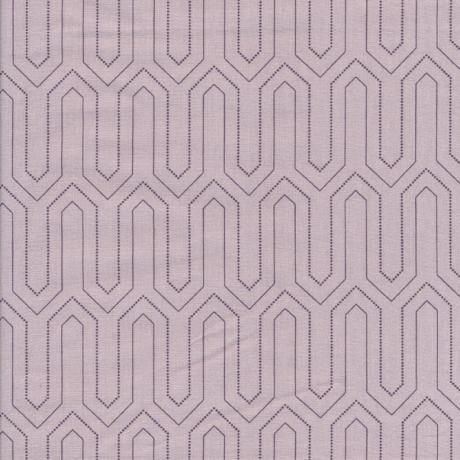 beschichtete Baumwolle Broadway dusty violet AU Maison