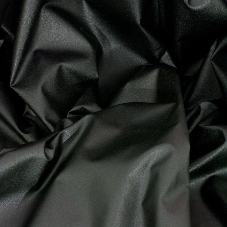 beschichtete Baumwolle schwarz uni unifarben Luisa