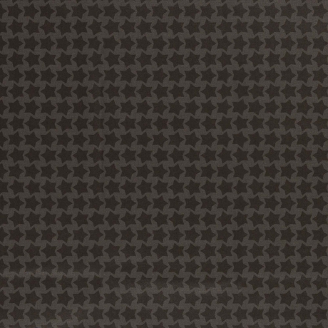 Staars beschichtete Baumwolle schwarz - anthrazit Sterne Stars RE