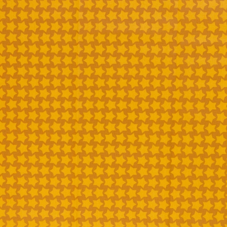 AUS 69 cm Staaars beschichtete Baumwolle ocker senfgelb Stars