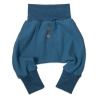 3-tlg Musselin-Set Pumphose-Mütze-Tuch Erstlingsoutfit jeansblau