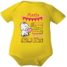 Baby Body kurz WELCOME GIRL personalisiert mit Geburtsdaten+Name