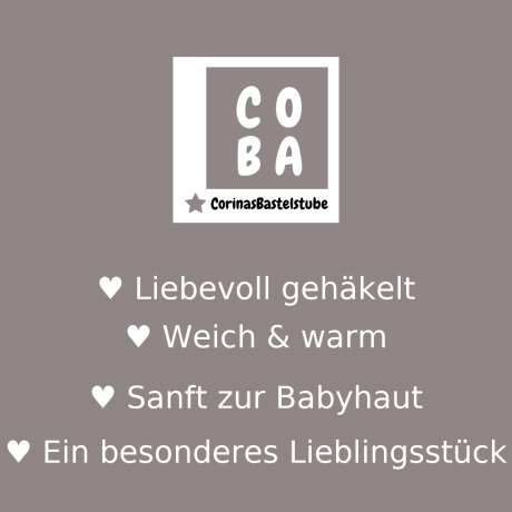 Babydecke extra soft gehäkelt rosa pink rot