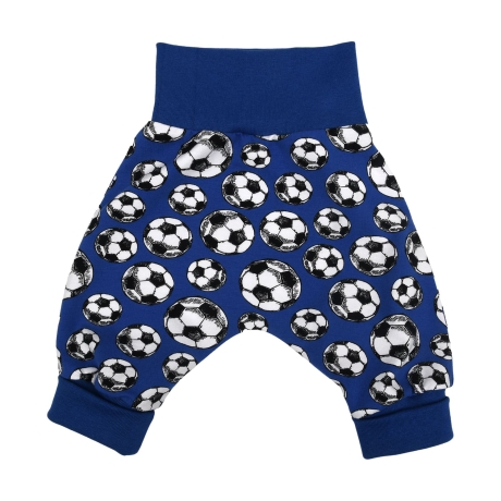 3-tlg Baby Pumphosen-Mütze-Tuch Set Erstlingsoutfit Fußballfieber