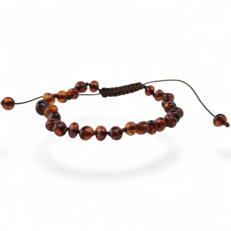 Baltischer Bernstein Armband – Litauische Handarbeit