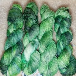 handgefärbte Wolle, Wolle mit Bambus, Wolle, Merinowolle, Bambus