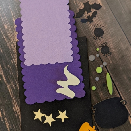 DIY-Bastelset „Hexenkessel“ | Einladungskarten selber basteln 