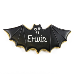 Fledermaus aus Schokokeks zur Halloween-Party 12 cm