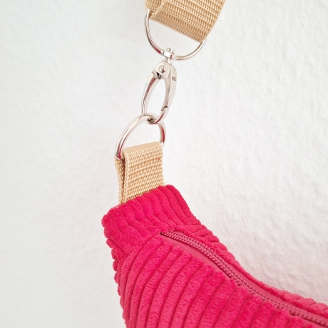 Moonbag Cord Rot Kirschen - deine neue Lieblingstasche