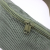 Bauchtasche Cord Khaki Ginko Blätter Unikat Handmade