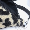 Bauchtasche Teddyplüsch Leoprint handgenähtes Unikat