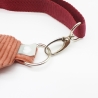 Bauchtasche Cord Koralle Rot Beige Cross Body Bag Unikat Handmade