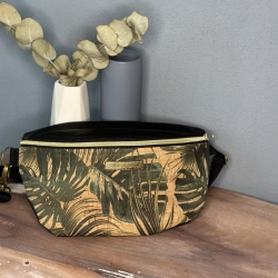 Bauchtasche BASY aus Kunstleder und Kork