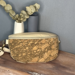 Bauchtasche BASY aus Kunstleder und Kork