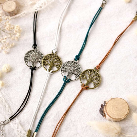 Lederarmband Lebensbaum – Armband mit Symbol
