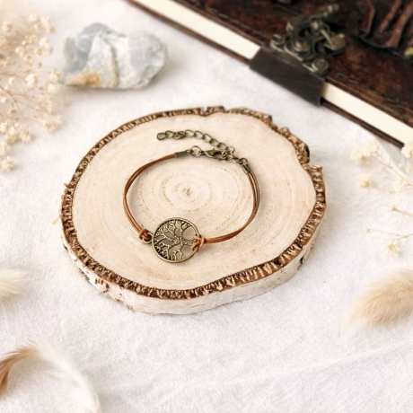 Lederarmband Lebensbaum – Armband mit Symbol