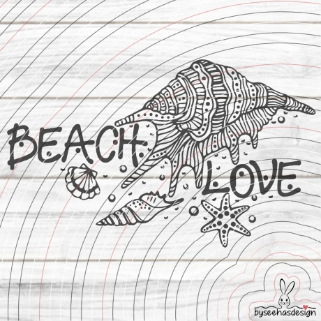 Beach Love Plotterdatei SVG DXF