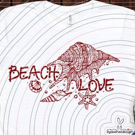 Beach Love Plotterdatei SVG DXF