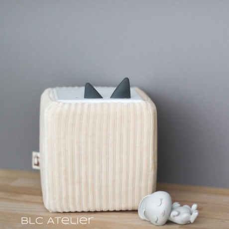 CORD JERSEY Bezug Hellbeige, passend für Toniebox