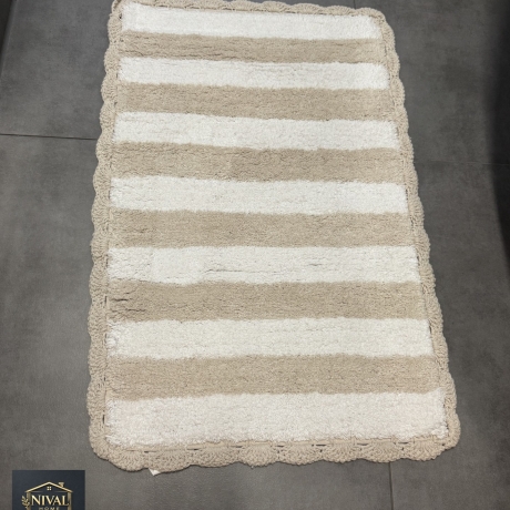 Badematte Häkel Design Bad Teppich Boho Style 