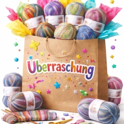 Überraschungspaket 1kg (10 Knäuel) Opal, 4-fädige Sockenwolle