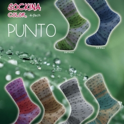 Fortissima Sockina color Punto 4-fädige Sockenwolle