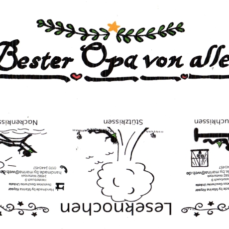 Cord Nr. 2 Leseknochen Nackenrolle mit Henkel Handmade Unikate 