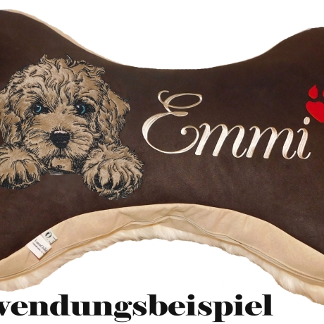NEU Stickdatei Applikation Cockapoo Funny realistisch
