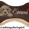 NEU Stickdatei Applikation Cockapoo Funny realistisch