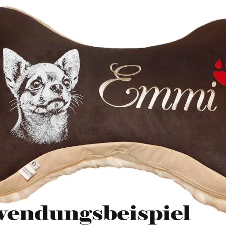 Stickdatei Chihuahua Milow Hund realistisch Lunachild