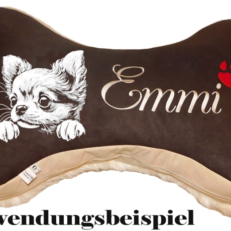 Stickdatei Chihuahua Welpe Eddy Hund realistisch 