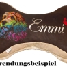 Neu Stickdatei Cockapoo Ernie Hund realistisch