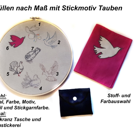 Friedenstaube Taube - Gotteslob Hülle Gesangbuch Einband