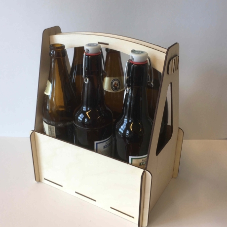 Bierbox Bierträger für 6 Flaschen