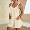 Damen-Sommer-Hosenkleid/Einteiler, Aprikose, Größe M, neu
