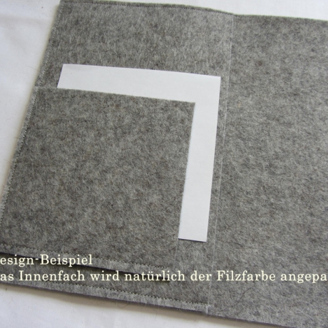 Mutterpass-Hülle aus 100% Wollfilz