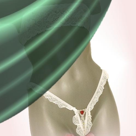 sexy Perlenstring ->schöner O-String Intimschmuck