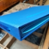 Fotoalbum mit Satinband, Prägung, handgemacht, Kartonblätter bunt