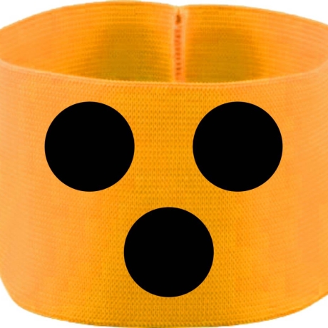 gummielastische Armbinde 10 cm bedruckt mit BLINDENPUNKTE