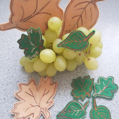 Stickdatei Blätter ITH