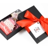Geburtstagskuchen-Keksgeschenkset (Rosa). Geschenkverpackung.