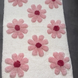 Badematte Bad Deko Teppich Blumen Style
