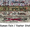 Projekttasche Handarbeitskorb Bobbeltasche Blumen Stricken