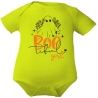 Baby Body kurzarm bedruckt mit BOOTIFUL GIRL