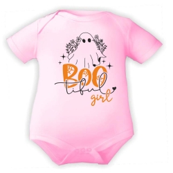 Baby Body kurzarm bedruckt mit BOOTIFUL GIRL