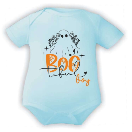 Baby Body kurzarm bedruckt mit BOOTIFUL BOY