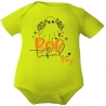 Baby Body kurzarm bedruckt mit BOOTIFUL BOY