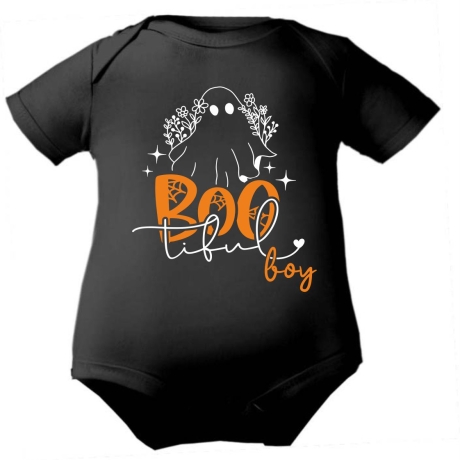 Baby Body kurzarm bedruckt mit BOOTIFUL BOY