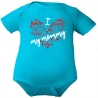 Baby Body kurzarm mit LOVE MUMMY HERZ